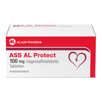 ASS AL Protect 100 mg magensaftresistente Tabletten bei erhöhtem Herzinfarkt- und Schlaganfallrisiko