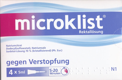 Johnson & Johnson GmbH (OTC) MICROKLIST Klistiere 4 St 00675962