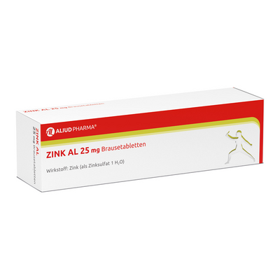 ALIUD Pharma GmbH Zink AL 25 mg Brausetabletten bei Zinkmangelzuständen 40 St 01489003