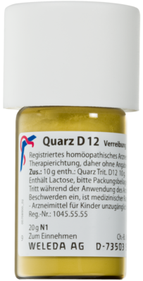 WELEDA AG QUARZ D 12 Trituration 20 g 01573264
