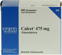 CALCET 475 mg Filmtabletten