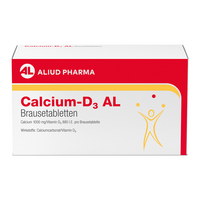 Calcium-D3 AL Brausetabletten bei Calcium- und D3-Mangel und unterstützend zur Osteoporosebehandlung