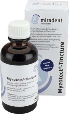 Hager Pharma GmbH MIRADENT Wundengel Myzotect-Tinktur 50 ml 01974566