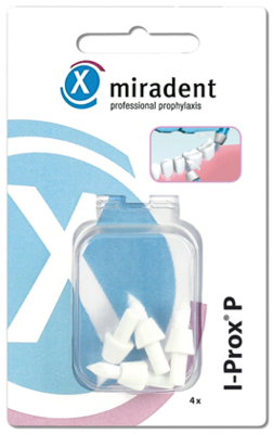 Hager Pharma GmbH MIRADENT Ersatz Spitzbürsten I-Prox P weiß soft 4 St 02172478
