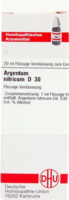 ARGENTUM NITRICUM D 30 Dilution