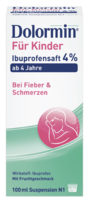 DOLORMIN für Kinder 4% Ibuprofen Suspension