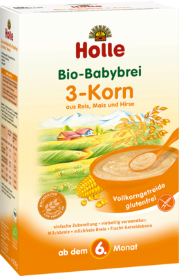 Holle baby food AG HOLLE Bio Babybrei 3 Korn 250 g 02909252