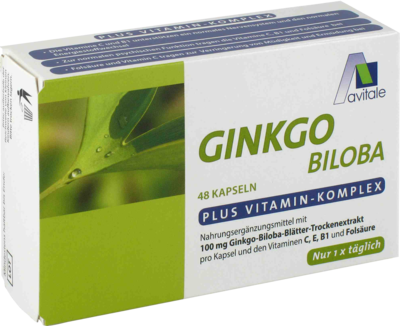 Avitale GmbH GINKGO 100 mg Kapseln+B1+C+E 28 g 02909329