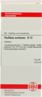 THALLIUM ACETICUM D 12 Tabletten