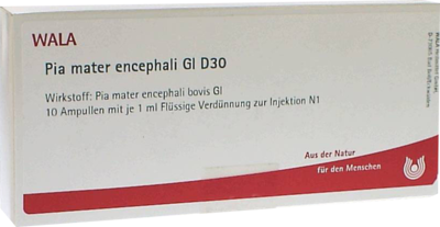 WALA Heilmittel GmbH PIA mater encephali GL D 30 Ampullen 10X1 ml 02948559