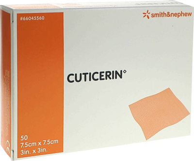 Smith & Nephew GmbH CUTICERIN 7,5x7,5 cm Gaze m.Salbenbeschichtung 50 St 03182384