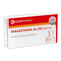 Paracetamol AL 250 Zäpfchen bei akuten Schmerzen und Fieber