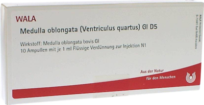 WALA Heilmittel GmbH MEDULLA OBLONGATA Ventriculus quartus GL D 5 Amp. 10X1 ml 03356660
