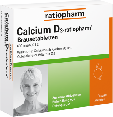 ratiopharm GmbH CALCIUM D3-ratiopharm Brausetabletten 100 St 03659751