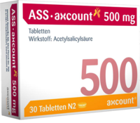 ASS axcount 500 mg Tabletten