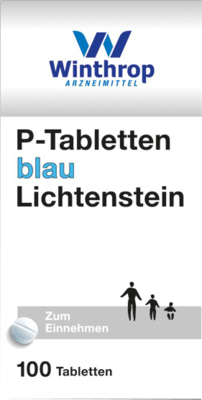 P Tabletten Blau Lichtenstein
