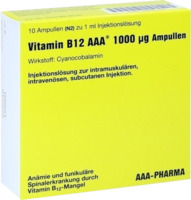 VITAMIN B12 AAA 1000 µg Ampullen Injektionslsg.