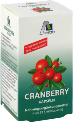 Avitale GmbH CRANBERRY KAPSELN 400 mg 60 St 04125419