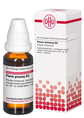 DHU-Arzneimittel GmbH & Co. KG PANAX GINSENG D 3 Dilution 20 ml 04246554