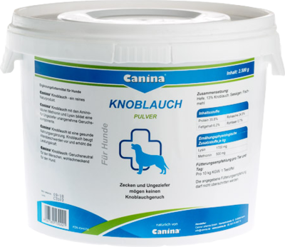 Canina pharma GmbH CANINA Knoblauch Pulver f.Hunde 2.5 kg 04544056