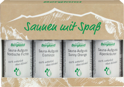 Bergland GmbH SAUNEN mit Spaß 4 versch.Sorten Konzentrat 4X50 ml 04655330