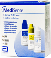 MEDISENSE Glukose u.Ketone Kontrolllösung H/M/L