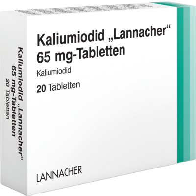 G.L. Pharma GmbH KALIUMIODID Lannacher 65 mg Tabletten 20 St 05556222