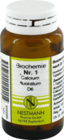 BIOCHEMIE 1 Calcium fluoratum D 6 Tabletten