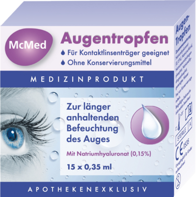 Pharma Netzwerk PNW GmbH MCMED Augentropfen Einzeldosispipetten 15X0.35 ml 06564732