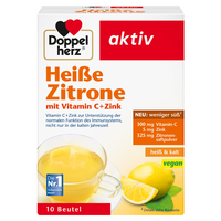 DOPPELHERZ heiße Zitrone Vitamin C+Zink Granulat