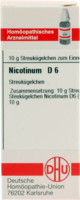 NICOTINUM D 6 Globuli
