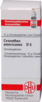CEANOTHUS AMERICANUS D 6 Globuli