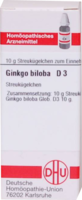 GINKGO BILOBA D 3 Globuli