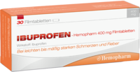 IBUPROFEN Hemopharm 400 mg Filmtabletten