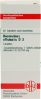 ROSMARINUS OFFICINALIS D 3 Tabletten