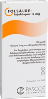 FOLSÄURE INJEKTOPAS 5 mg Injektionslösung