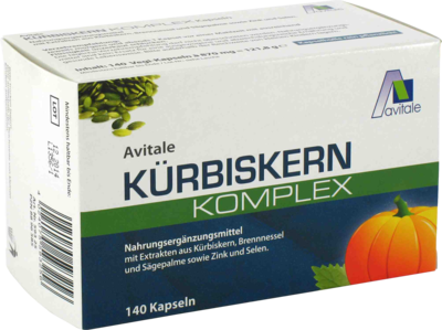 Avitale GmbH KÜRBISKERN KOMPLEX Kapseln 122 g 08896585