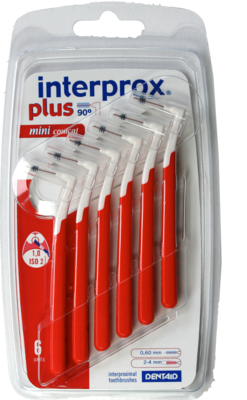 DENTAID GmbH INTERPROX plus mini conical rot Interdentalbürste 6 St 09096585
