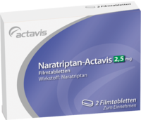 NARATRIPTAN Actavis 2,5 mg Filmtabletten