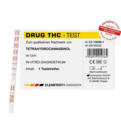 Diaprax GmbH CLEARTEST Drogentest THC Teststreifen 1 St 09746250