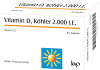 VITAMIN D3 KÖHLER 2.000 I.E. Kapseln