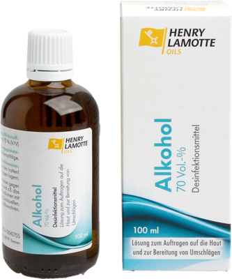 HENRY LAMOTTE OILS GMB ALKOHOL 70% V/V Henry Lamotte 100 ml 10042755
