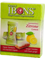 IBONS Zitrone Ingwerkaubonbons Orig.Schachtel