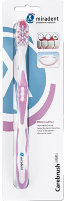 Hager Pharma GmbH MIRADENT Carebrush Zahnbürste weiß/pink 1 St 10224700