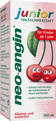 MCM KLOSTERFRAU Vertr. GmbH NEO-ANGIN junior Halsschmerzsaft 100 ml 10417563