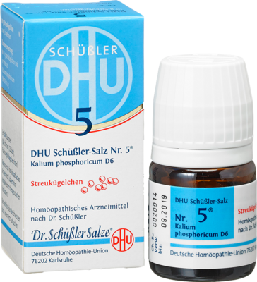 DHU-Arzneimittel GmbH & Co. KG BIOCHEMIE DHU 5 Kalium phosphoricum D 6 Globuli 10 g 10545901