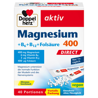 DOPPELHERZ Magnesium+B Vitamine DIRECT Pellets