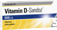 VITAMIN D SANDOZ 500 I.E. Tabletten