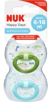 NUK Schnuller Happy Days Silikon 6-18 M