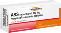 ASS-ratiopharm PROTECT 100 mg magensaftr.Tabletten (bevor ASS-ratiopharm 100 mg)